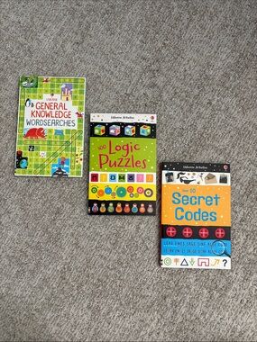 Usborne Puzzle Book Trio